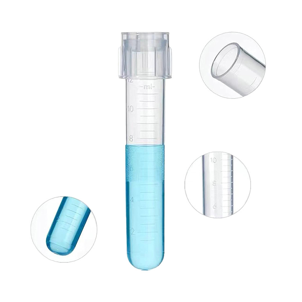 Disposable pp/ps tissue 12x75mm 14 ml 5ml plastic test culture tube individual packing sterile