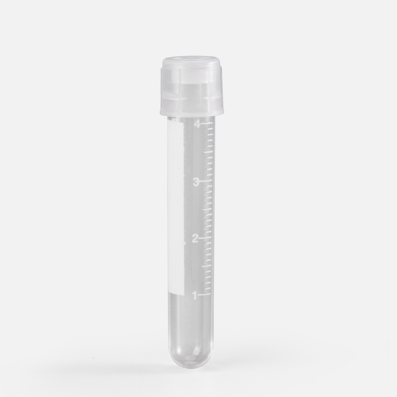 Tissue Culture Tubes 15mL Capacity with Attached Dual Position Cap Cell Culture Tubes for Tissue Culture Cloning