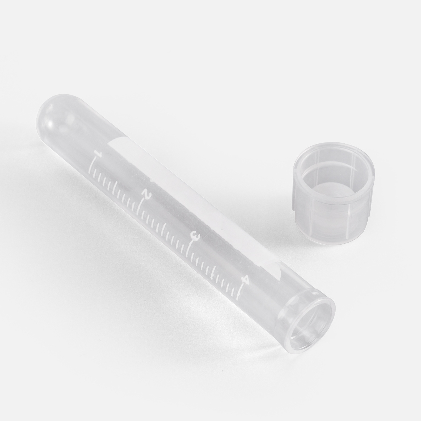 Tissue Culture Tubes 15mL Capacity with Attached Dual Position Cap Cell Culture Tubes for Tissue Culture Cloning