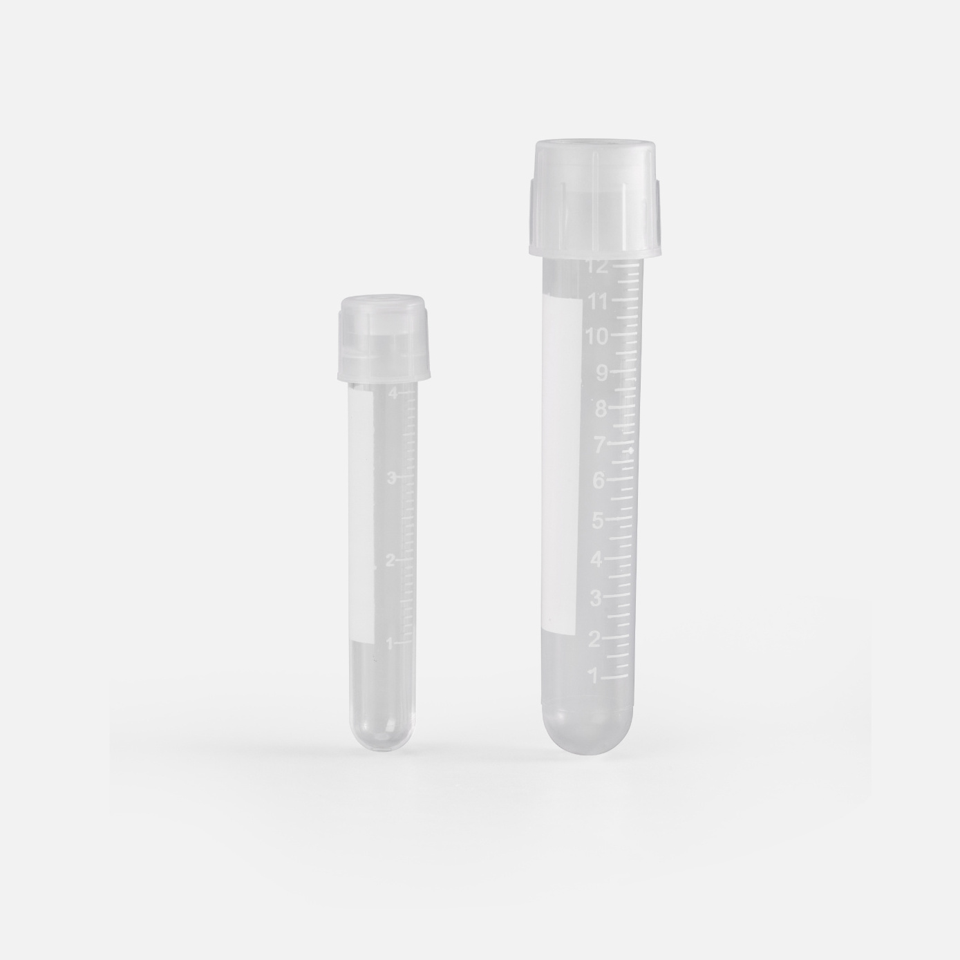 Tissue Culture Tubes 15mL Capacity with Attached Dual Position Cap Cell Culture Tubes for Tissue Culture Cloning