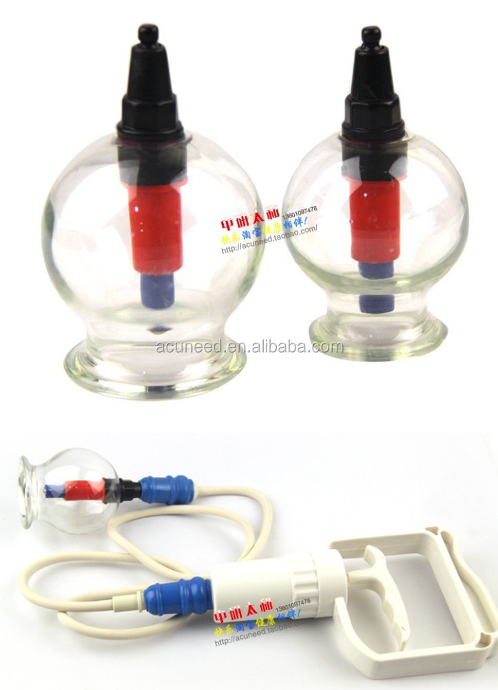 Chinese Traditional Medical Plastic Vacuum Therapy Cupping Set 8pcs/box