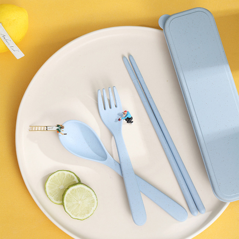 wholesale Portable tableware set Spoon fork chopsticks Outdoor tableware