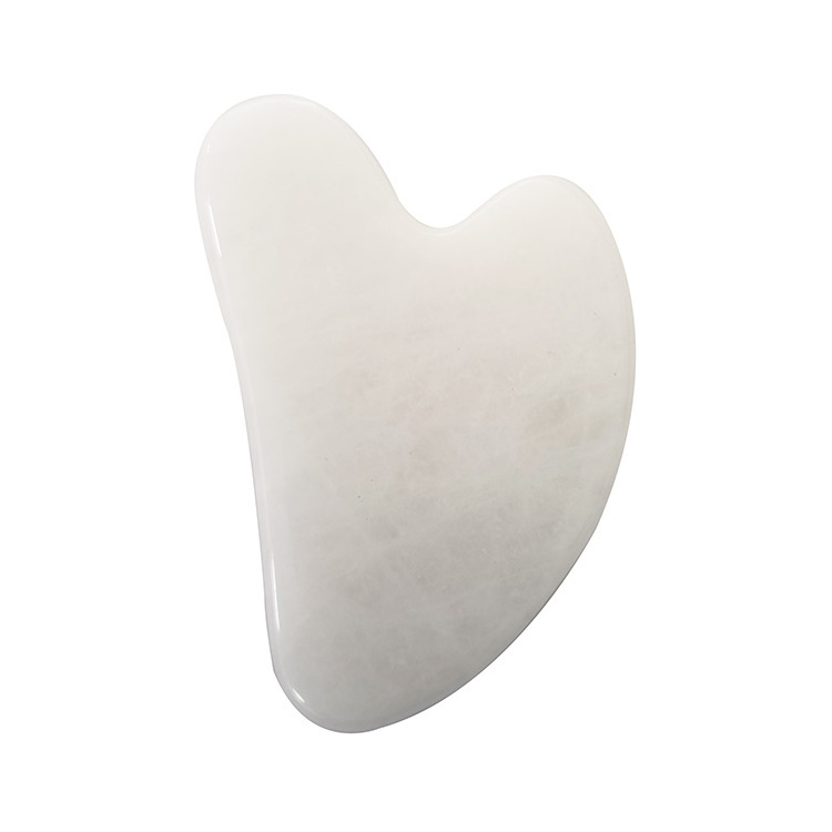 Gua Sha Guasha Board White Jade Stone Scraping Massage Tool gua sha board