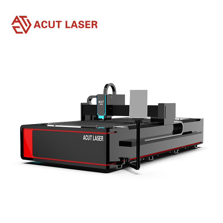 Factory Price Cnc Fiber Laser Cutter For Metal Aluminum Steel Brass 1000w 1500w 2000w Double Table Fiber Cnc 3015fe