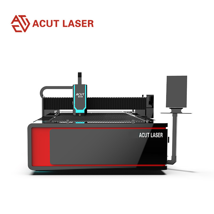 Factory Price Cnc Fiber Laser Cutter For Metal Aluminum Steel Brass 1000w 1500w 2000w Double Table Fiber Cnc 3015fe