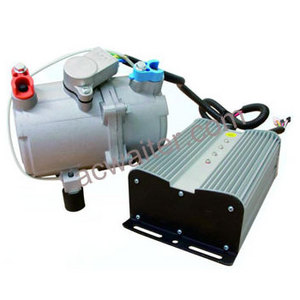 Universal Electric Car Air Conditioner Compressor 12V 24V 48V Ningbo Standard Universal Electric Air Conditioning Set 12 Volts a