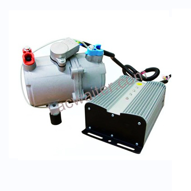 Universal Electric Car Air Conditioner Compressor 12V 24V 48V Ningbo Standard Universal Electric Air Conditioning Set 12 Volts a