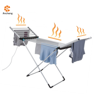 Household Balcony Indoor Electric Clothes Drying Rack with Aluminium Folding Heating Towel Baby Clothes Airer Drying Rack