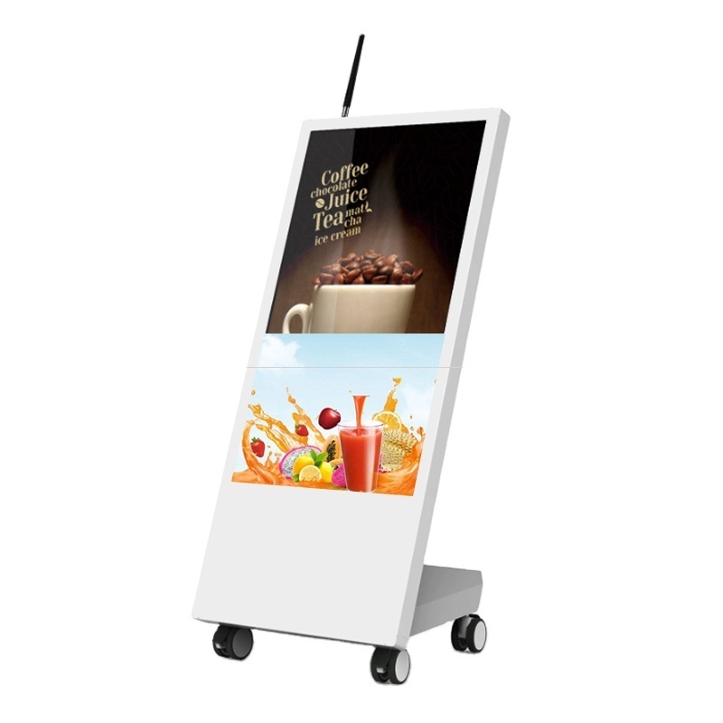 hologram advertising 32inch smart display lcd vidmate video player kiosk drive thru menu board