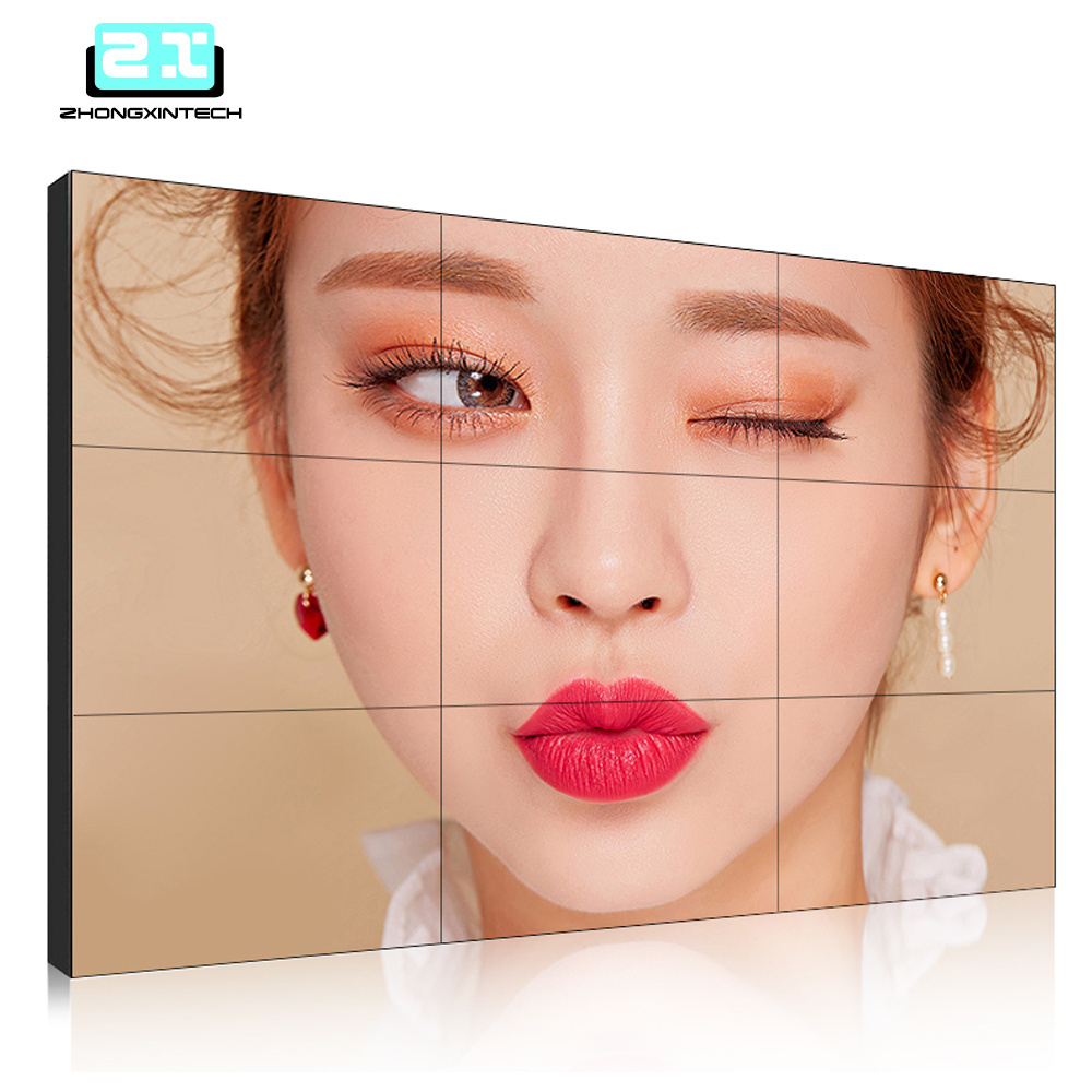 55 inch 3x3 original new IPS lcd Led tv panel 800nits 1080p 4k wall mounted video wall