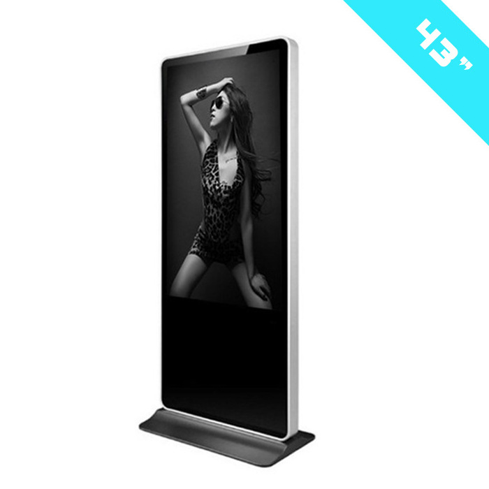 portable digital signage 43 Inch FHD 1080P Promotion LCD Advertising Display Usb Display Restaurant Digital Menu