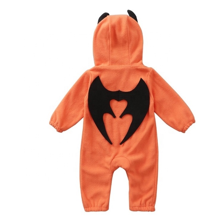 Halloween Party Unisex Cotton Baby Costume Little Pumpkin Holiday Clothes Warm Long Sleeve Costume For Kids Children