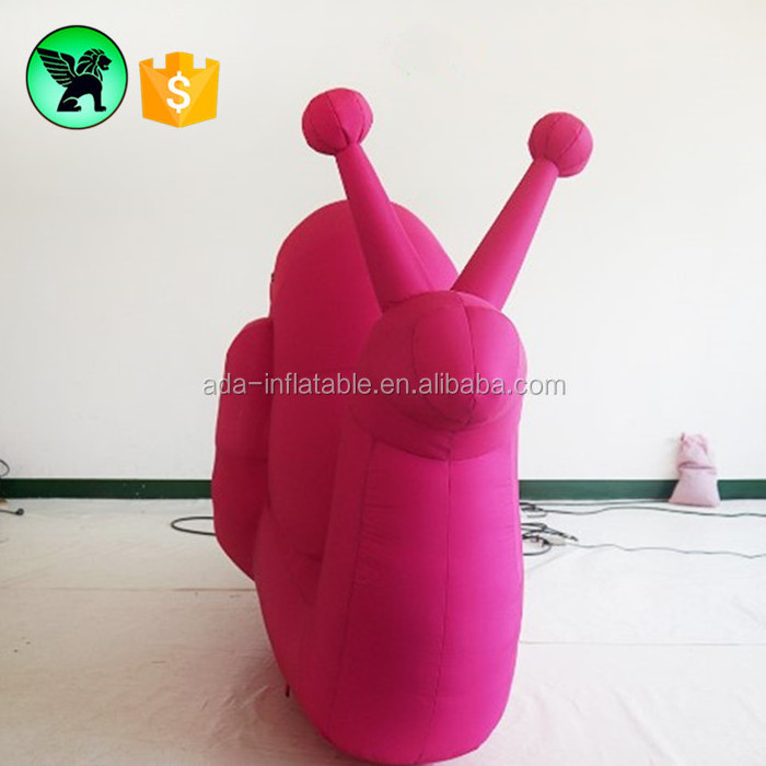 6.56ft  Pink Outdoor Event Snails Inflatable  Customized Party Decoration Inflatable Snails Model A5206