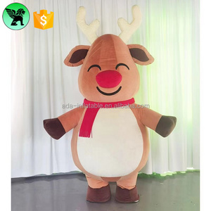 2m/2.6m Event Inflatable Deer Costume Customized Advertising Reindeer Costume Inflatable For Promotional A7843