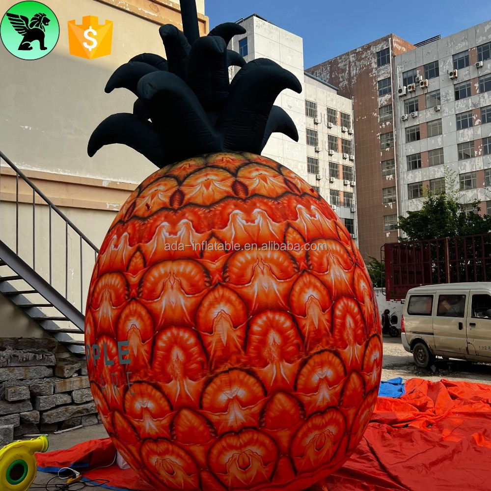 Promotional Pineapple Inflatable Replica Customized Holiday Giant Inflatable Pineapple For Event Advertising A9846