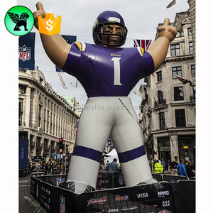 8m Football Player Advertising Inflatable Customized Inflatable Football Player For Sale A6011