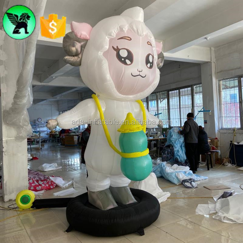 3m Promotional Inflatable Goat Customized Giant Goat Inflatable For Advertising A6865