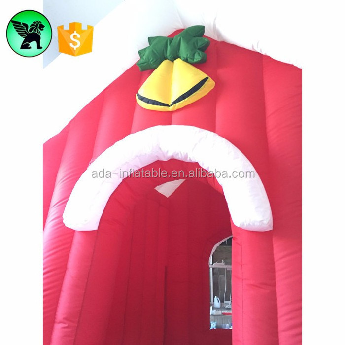 Christmas decorating Inflatable Santa's Grotto / inflatable santa claus house ST79