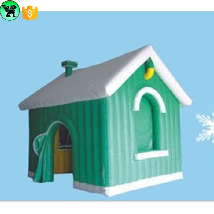 Christmas decorating Inflatable Santa's Grotto / inflatable santa claus house ST79