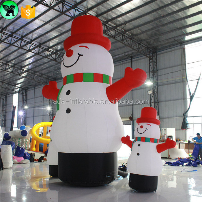 2m Inflatable Snowman Giant 5m Santa Customized Claus Model For Christmas Y21