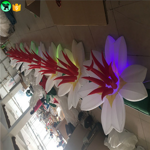 Wedding Event Decoration Lily Flower Chain Inflatable Customized Wedding Party Inflatable Flower Rope ST19