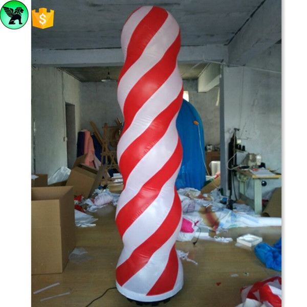 Giant Inflatable Christmas Model Crutch , Christmas Decoration Inflatable Candy Cane , Inflatable Walking Stick ST123