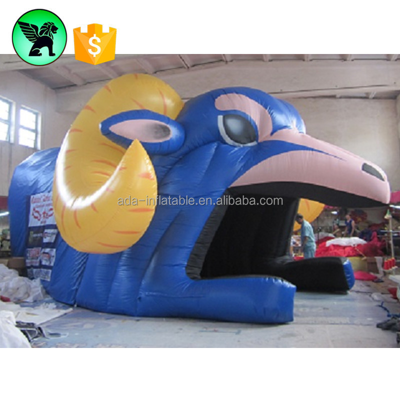 Giant Advertising Inflatable Goat Customized Event Goat Sheep Tunnel Inflatable Animal Entrance A7375