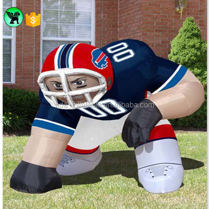 Football/Soccer Sports Meet Inflatable Athlete Cartoon 10ft Advertising Inflatable Player Man Customized For Football Game A671