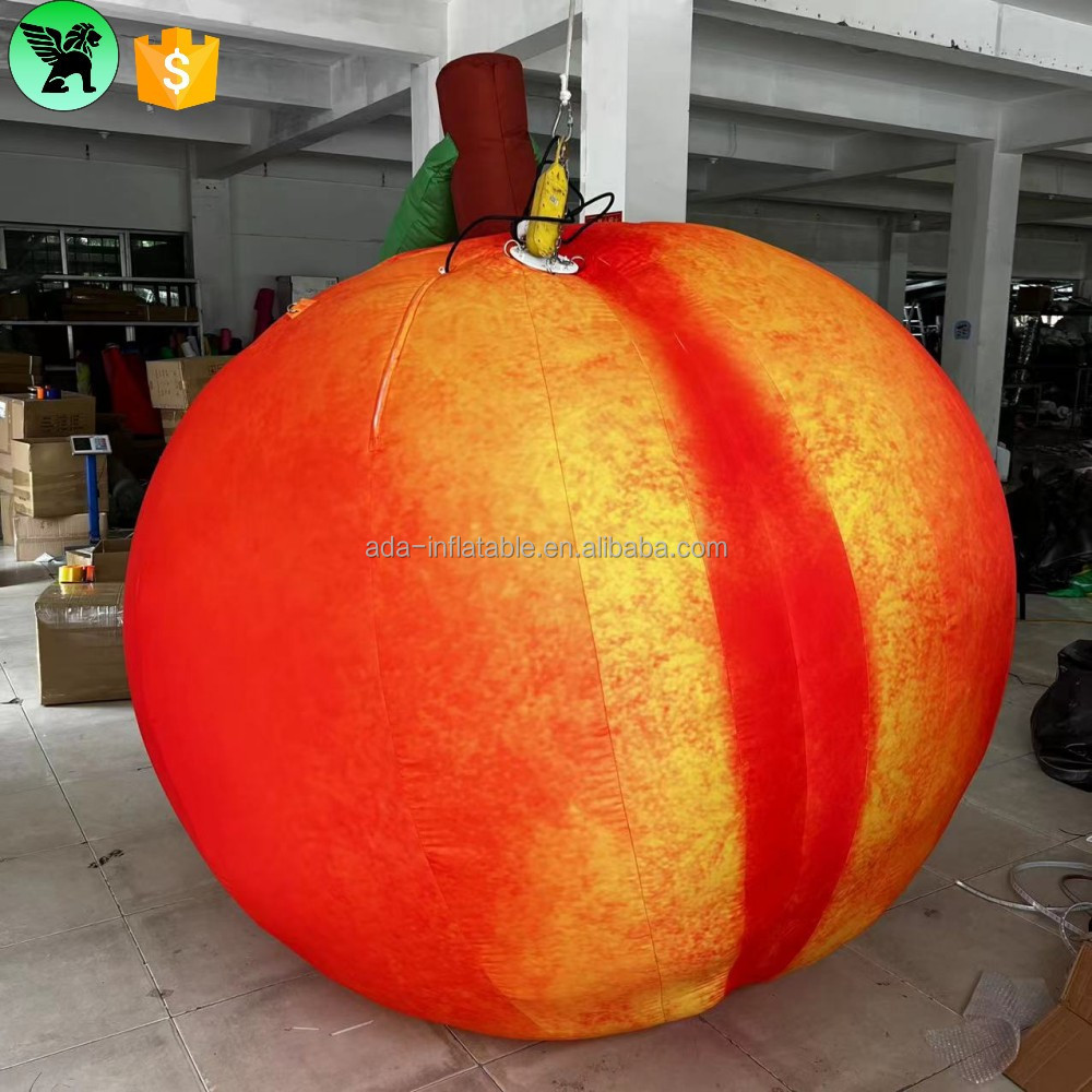 Giant Promotional Inflatable Fruit Peach Customized Party Decoration Inflatable Peach For Festival Advertising A9899