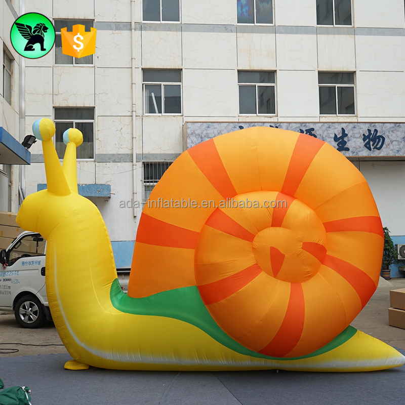 Giant Inflatable Snail Customized Kids Event Snail Costume Inflatable For Advertising A7300