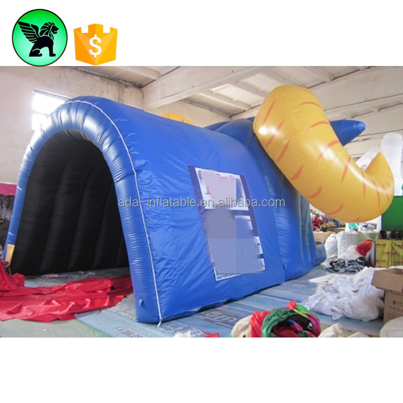 Giant Advertising Inflatable Goat Customized Event Goat Sheep Tunnel Inflatable Animal Entrance A7375