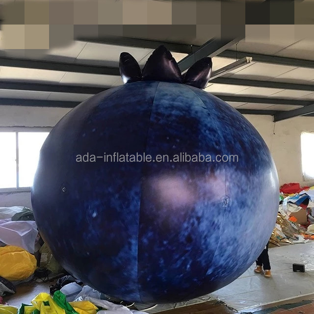 Agricultural fair outdoor advertising inflatable realistic fruit inflatable blueberry for sale ST1154