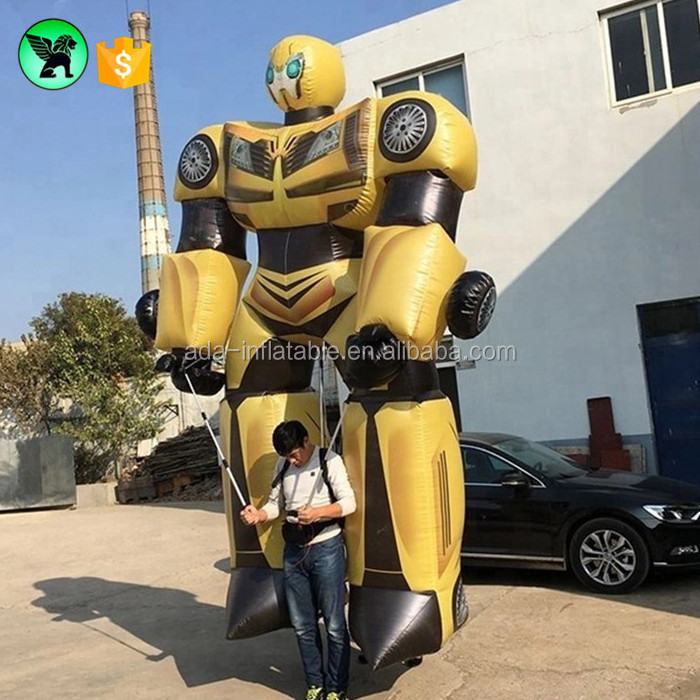 Event Advertising Giant Bumblebee Inflatable Robot Customized Inflatable Bumblebee Costume A4742