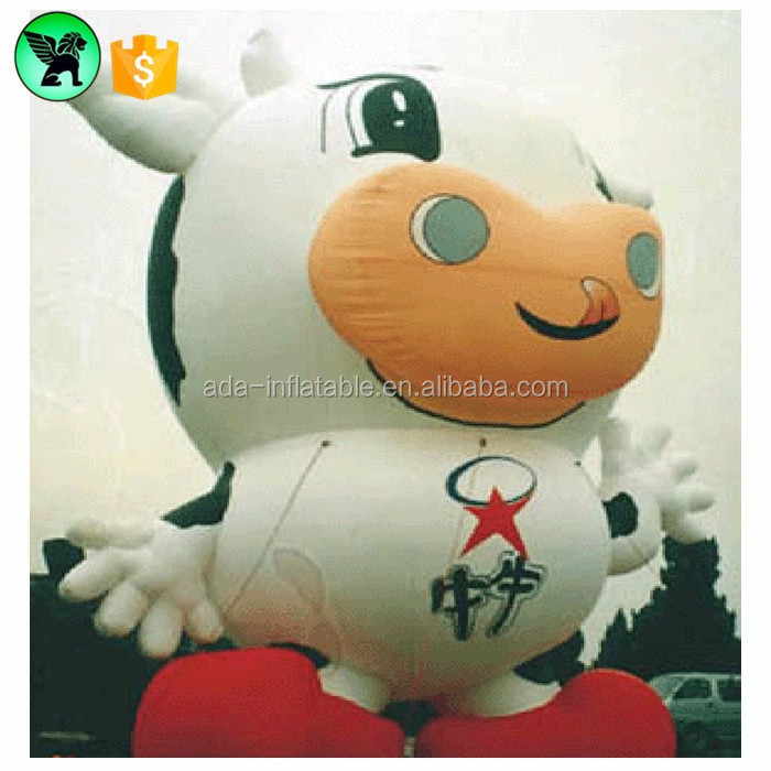 Adorable decoration cartoon inflatable animal dairy cow for event advertising decoration ST328