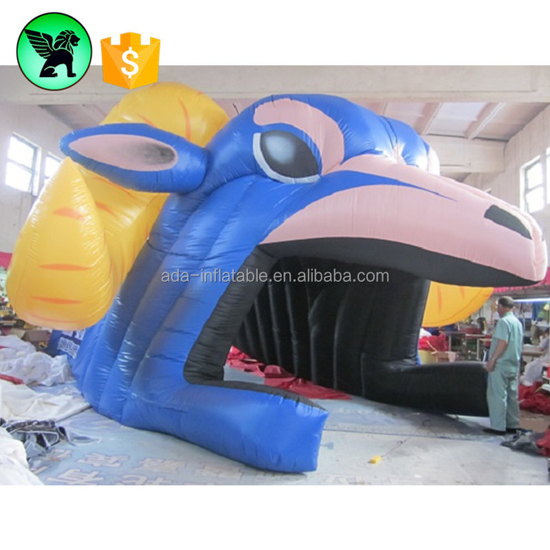 Giant Advertising Inflatable Goat Customized Event Goat Sheep Tunnel Inflatable Animal Entrance A7375