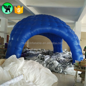 6x6 Outdoor Promotion Inflatable Tent Customized Igloo Dome Blue Inflatable Spider Tent A1137