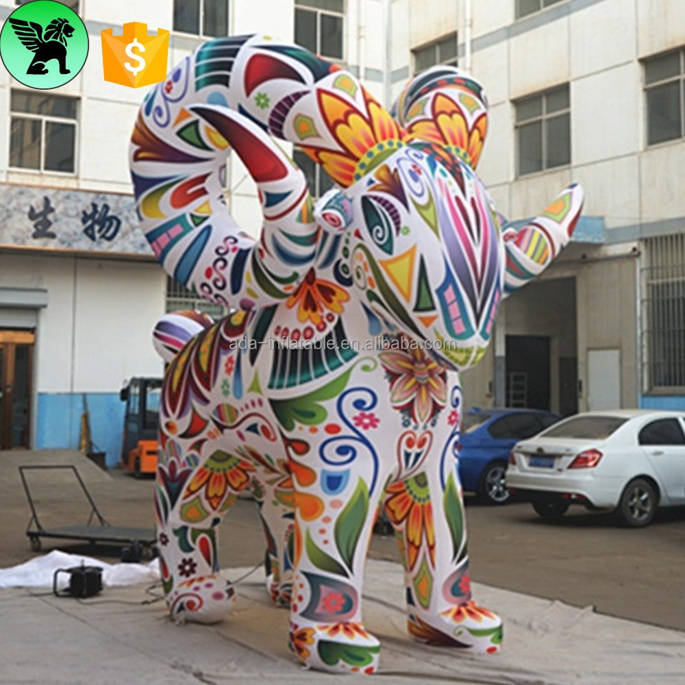 5m Giant Goat Inflatable Animal Cartoon Customized Advertising Mascot Inflatable Sheep For Festival Decoration A10110