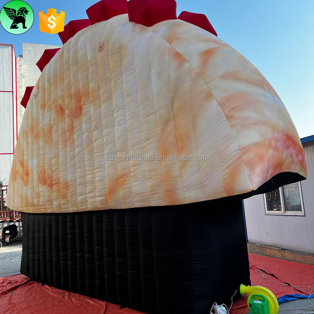 6m Giant Inflatable Taco Customized 19.68ft Event Food Inflatable Decoration For Festival Advertising A9525