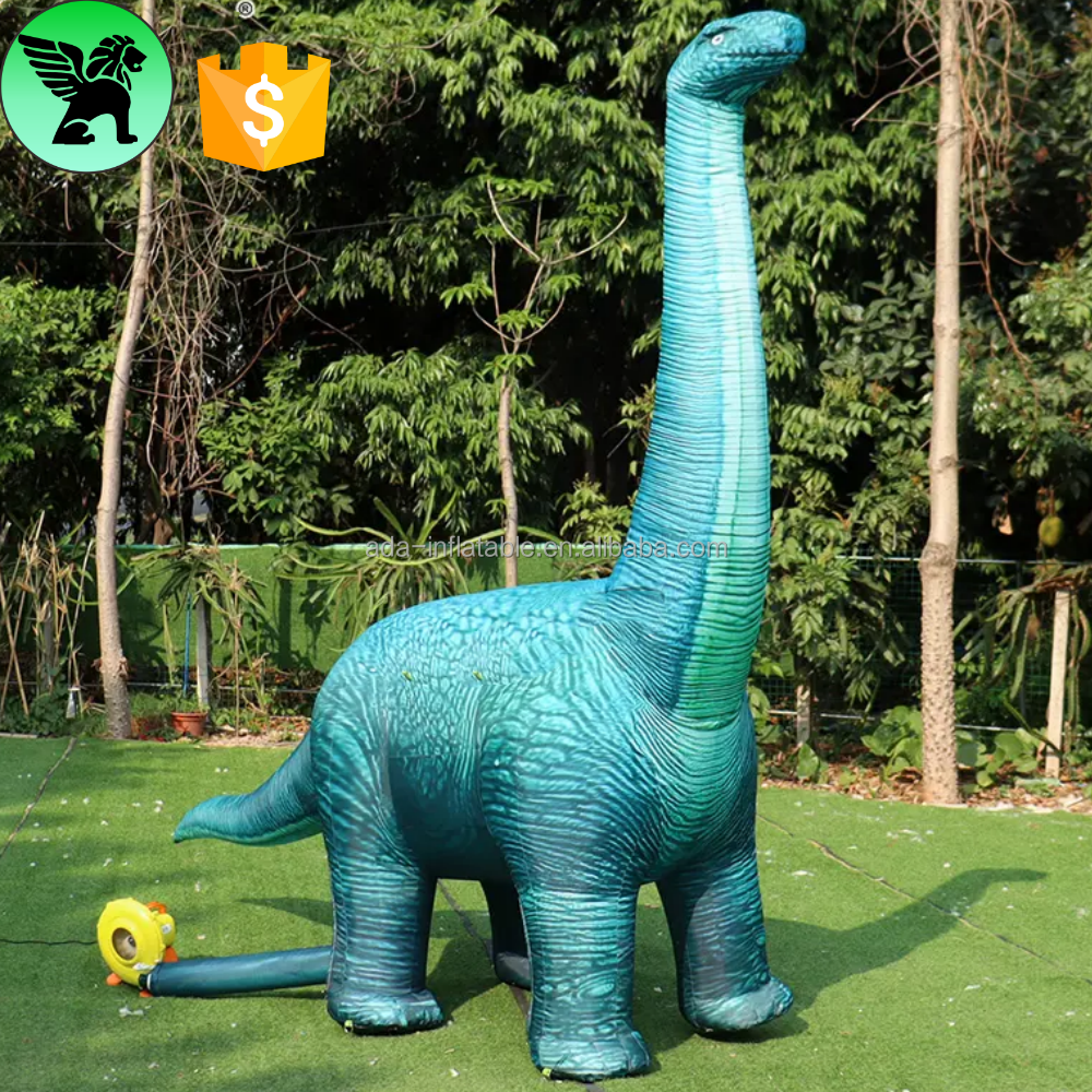 Decoration Brachiosaurus Inflatable  Animal Replica Customized 10m Giant Cartoon Inflatable Dinosaur For Exhibition A10639