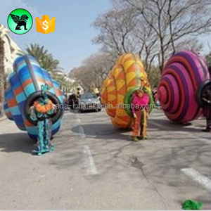 Parade advertising giant inflatable costume with big snail shell ST610