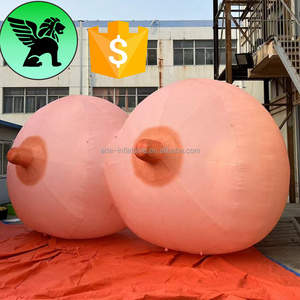 3m High Festival Giant Inflatable Breast Customized Event Party Inflatable Decoration For Club Holiday A9141