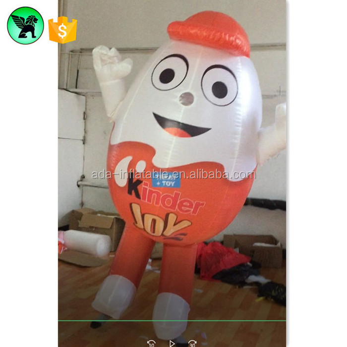 walking cartoon model inflatable lovely egg costume for Carnival parade advertising ST609