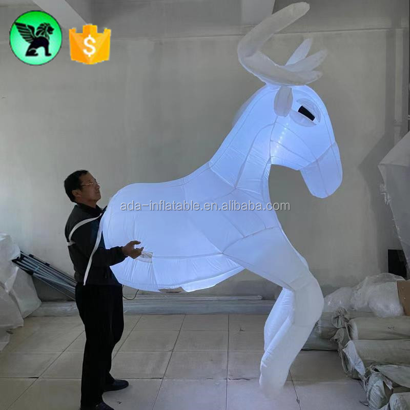 Stage Inflatable Reindeer Costume Customized Parade Reindeer Costume Inflatable For Event A7012