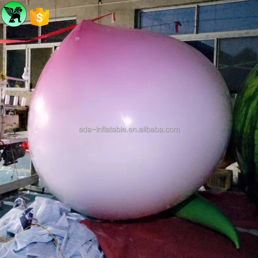 2m Event Inflatable Peach Customized Promotional Giant Peach Inflatable For Advertising A7948