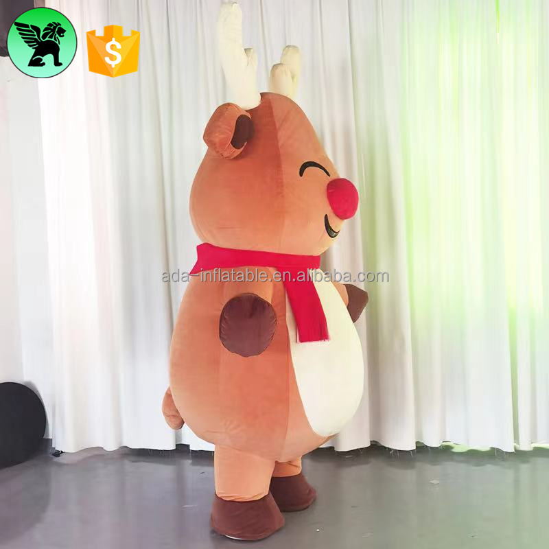 2m/2.6m Event Inflatable Deer Costume Customized Advertising Reindeer Costume Inflatable For Promotional A7843