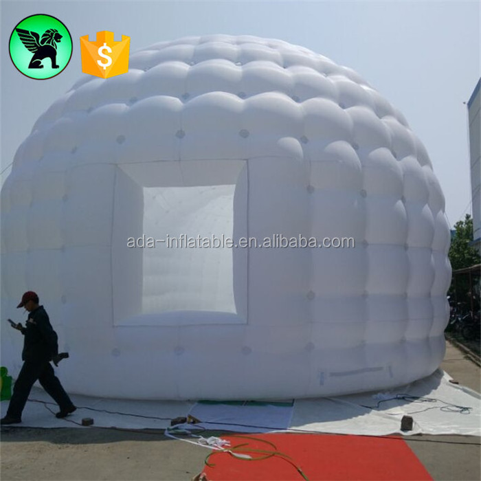 Outdoor Event Party White Inflatable Dome Giant Water Cube Inflatable Tent Customized Inflatable Igloo For Wedding A1104