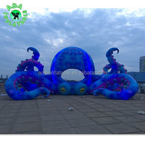 Festival Event Octopus Inflatable Giant 16m Blue Octopus Legs Inflatable For Advertising Y178