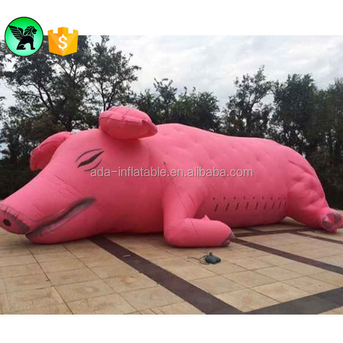 10m Giant Pig Inflatable Customized Event Advertising Inflatable Pig Model A2113