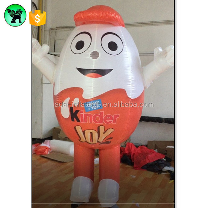 walking cartoon model inflatable lovely egg costume for Carnival parade advertising ST609