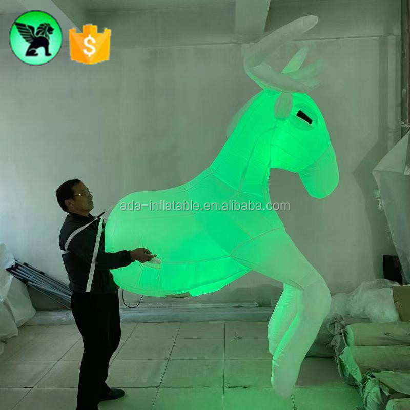 Inflatable Deer Costume Customized Lighting Reindeer Costume Inflatable For Christmas A7001